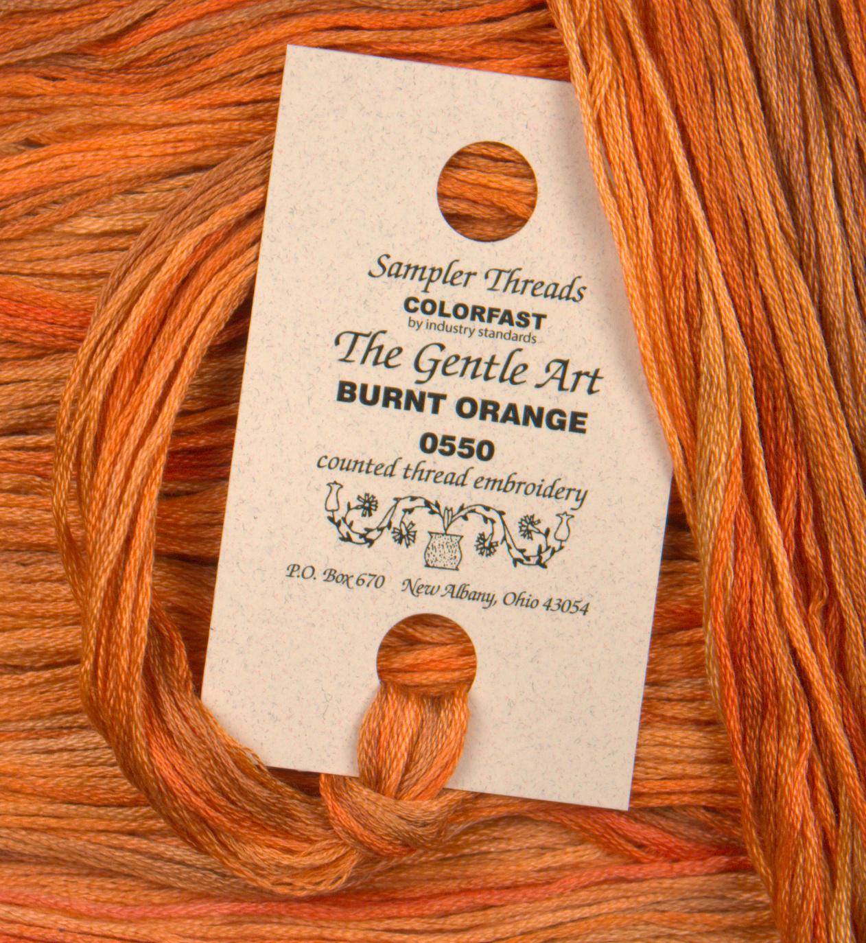 Burnt Orange #0550 - Sampler Threads