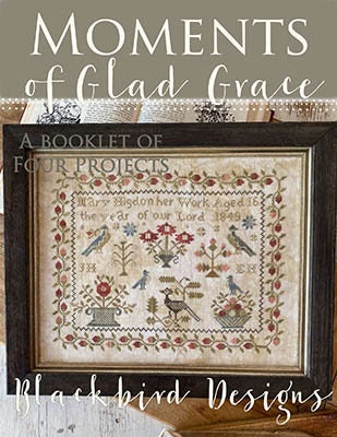 Moments of Glad Grace Booklet by Blackbird Designs - Cross Stitch Paper Pattern