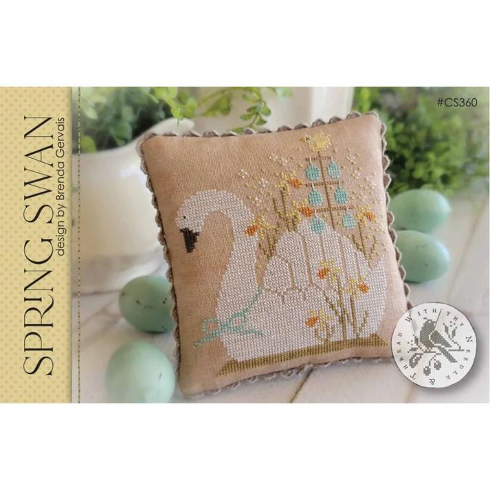 Spring Swan by With Thy Needle & Thread - Cross Stitch Paper Pattern