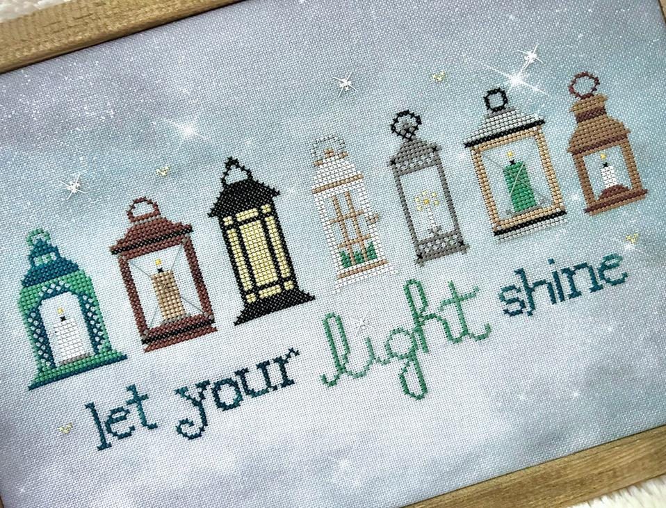Lantern Lights by Sweet Wing Studio - Cross Stitch Paper Pattern