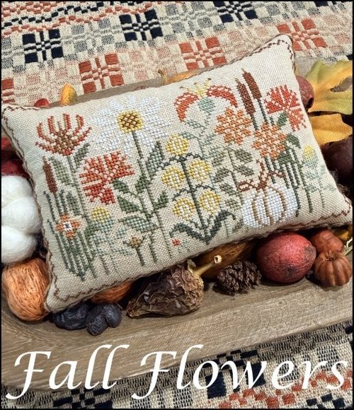 Fall Flowers - Cross Stitch Paper Pattern