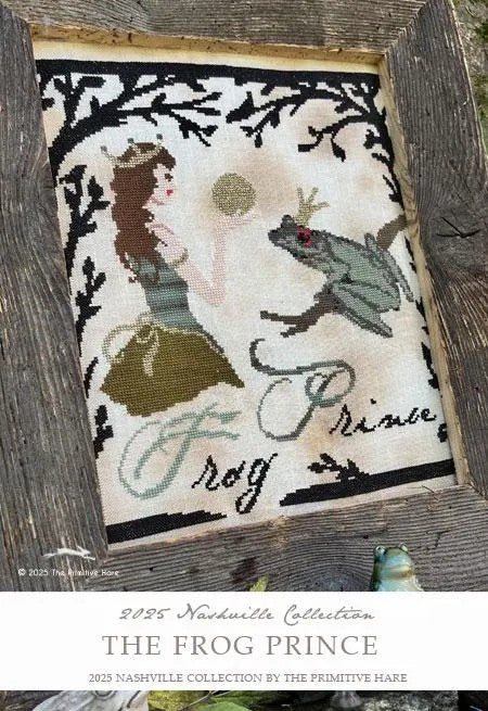 The Frog Prince by The Primitive Hare - Cross Stitch Paper Pattern