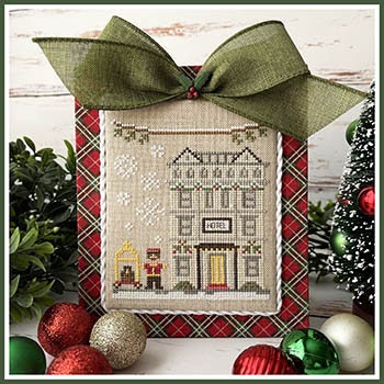 Big City Christmas Series #5 - Hotel by Country Cottage Needleworks - Cross Stitch Paper Pattern