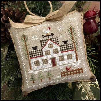 Farmhouse Christmas Series #7 - Cock-A-Doodle-Do by Little House Needleworks - Cross Stitch Paper Pattern