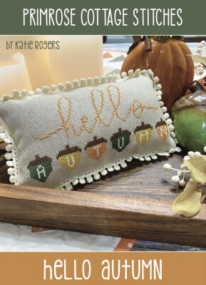 Hello Autumn by Primrose Cottage Stitches - Cross Stitch Paper Pattern