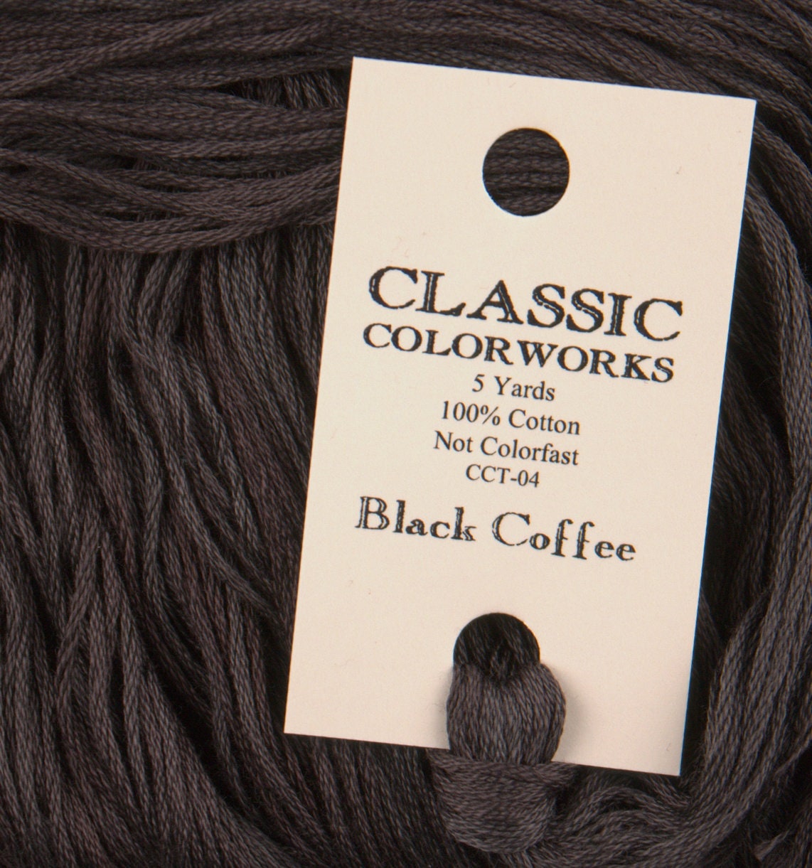 Black Coffee - Classic Colorworks Cotton Floss