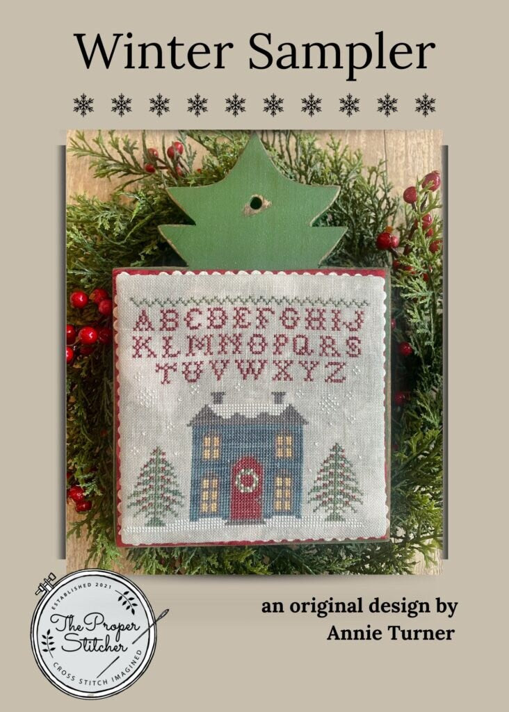 Winter Sampler - Cross Stitch Paper Pattern
