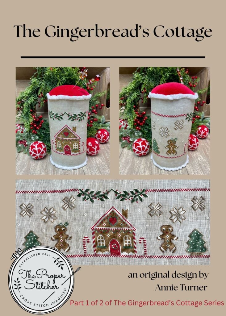The Gingerbread's Cottage by The Proper Stitcher - Cross Stitch Paper Pattern