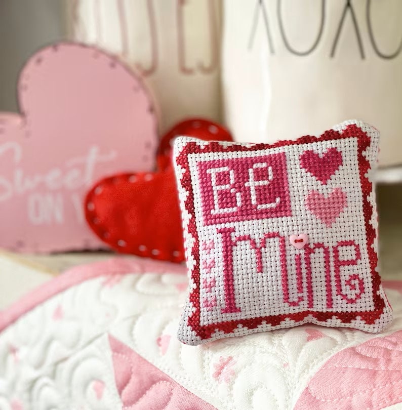 Be Mine by Primrose Cottage Stitches - Cross Stitch Paper Pattern