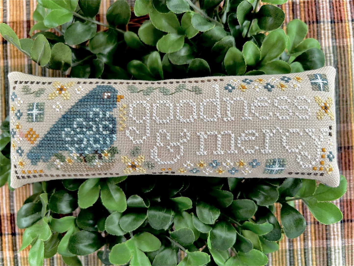 Goodness and Mercy - Cross Stitch Paper Pattern
