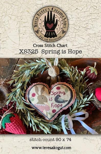 Spring Is Hope by Teresa Kogut - Cross Stitch Paper Pattern