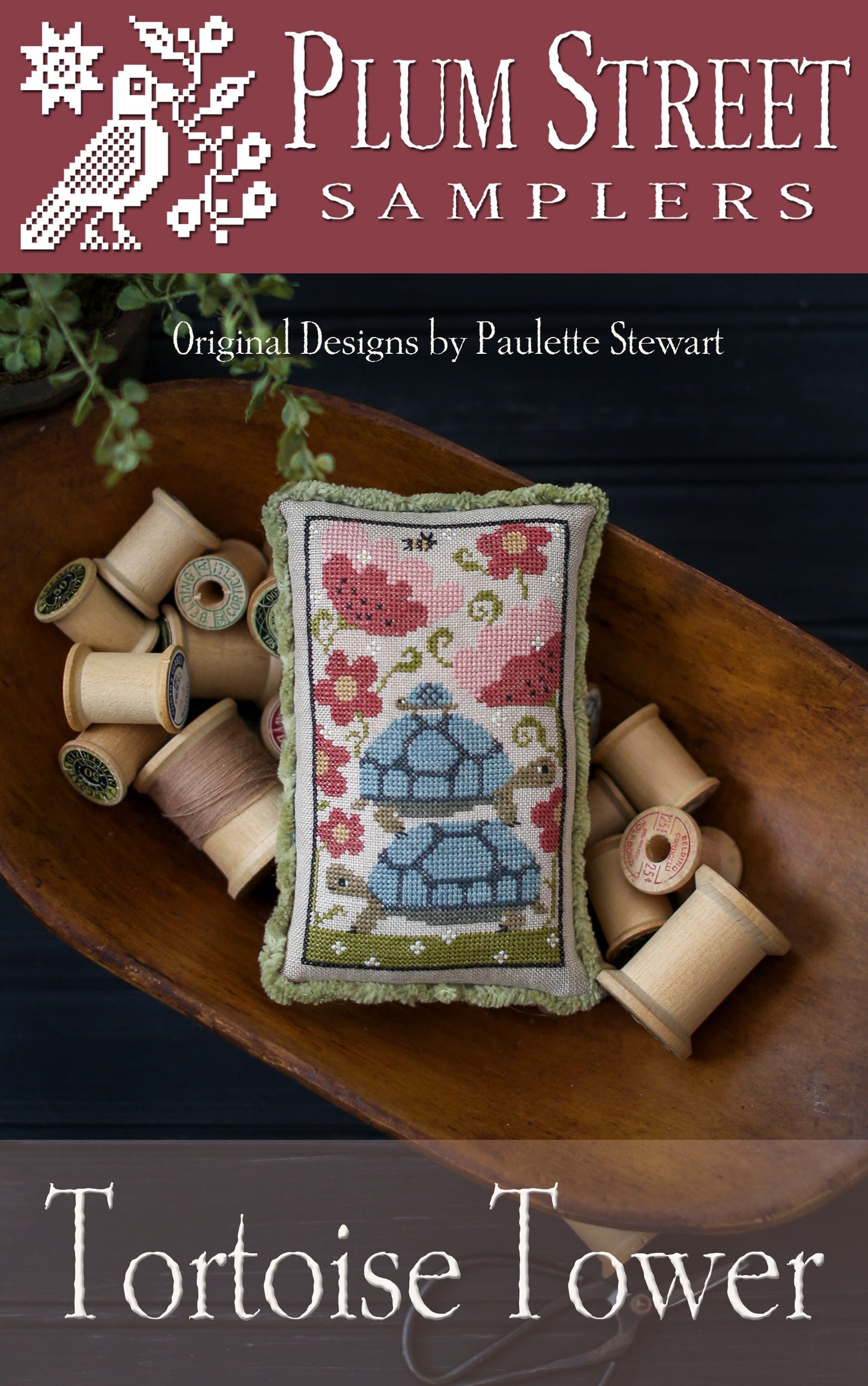 Tortoise Tower by Plum Street Samplers - Cross Stitch Paper Pattern