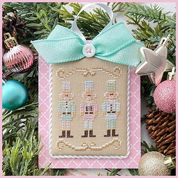 Pastel Collection #2 - Nutcracker Trio by Country Cottage Needleworks - Cross Stitch Paper Pattern