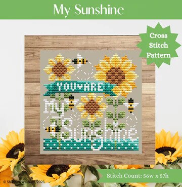 My Sunshine - Cross Stitch Paper Pattern