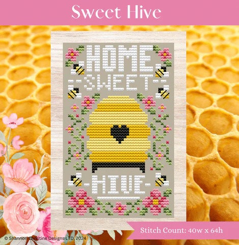 Sweet Hive by Shannon Christine Designs - Cross Stitch Paper Pattern
