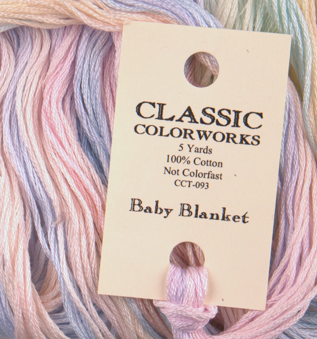 Baby Blanket - Classic Colorworks Cotton Floss