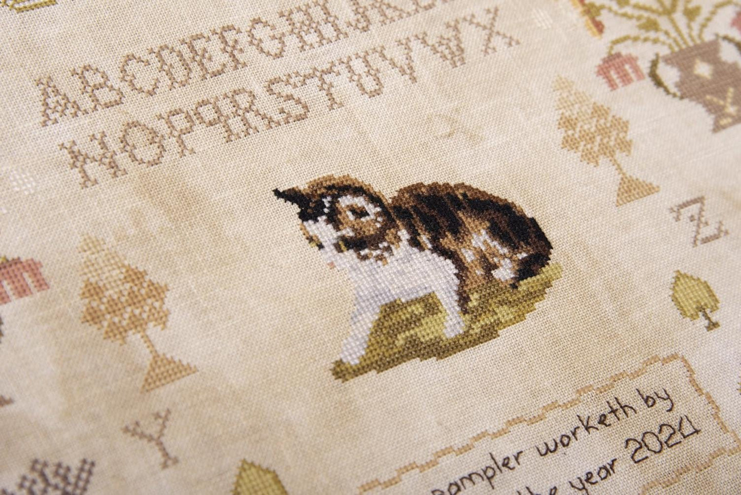 The Blessing Sampler by Samplers and Primitives - Cross Stitch Paper Pattern