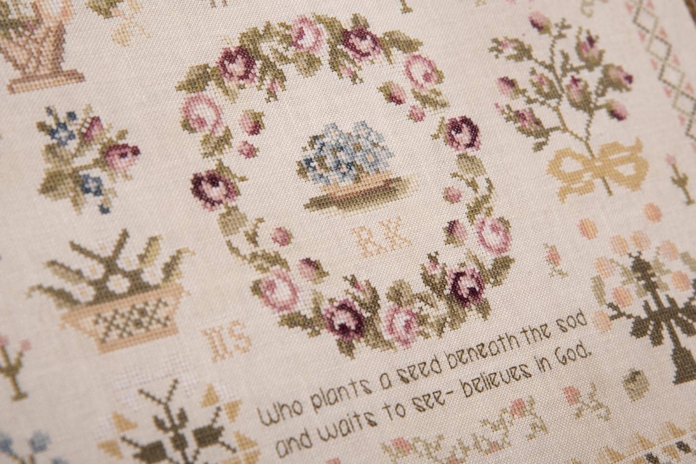 The Seed Sampler - Cross Stitch Paper Pattern