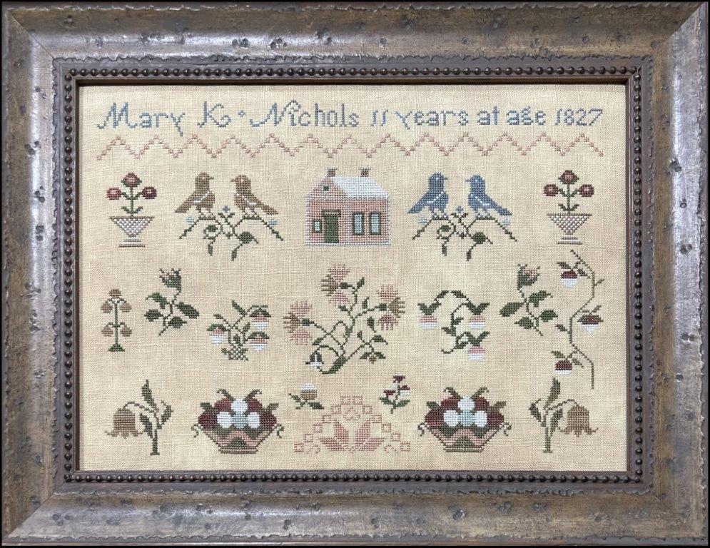 Mary K Nichols 1827 by The Scarlett House - Cross Stitch Paper Pattern