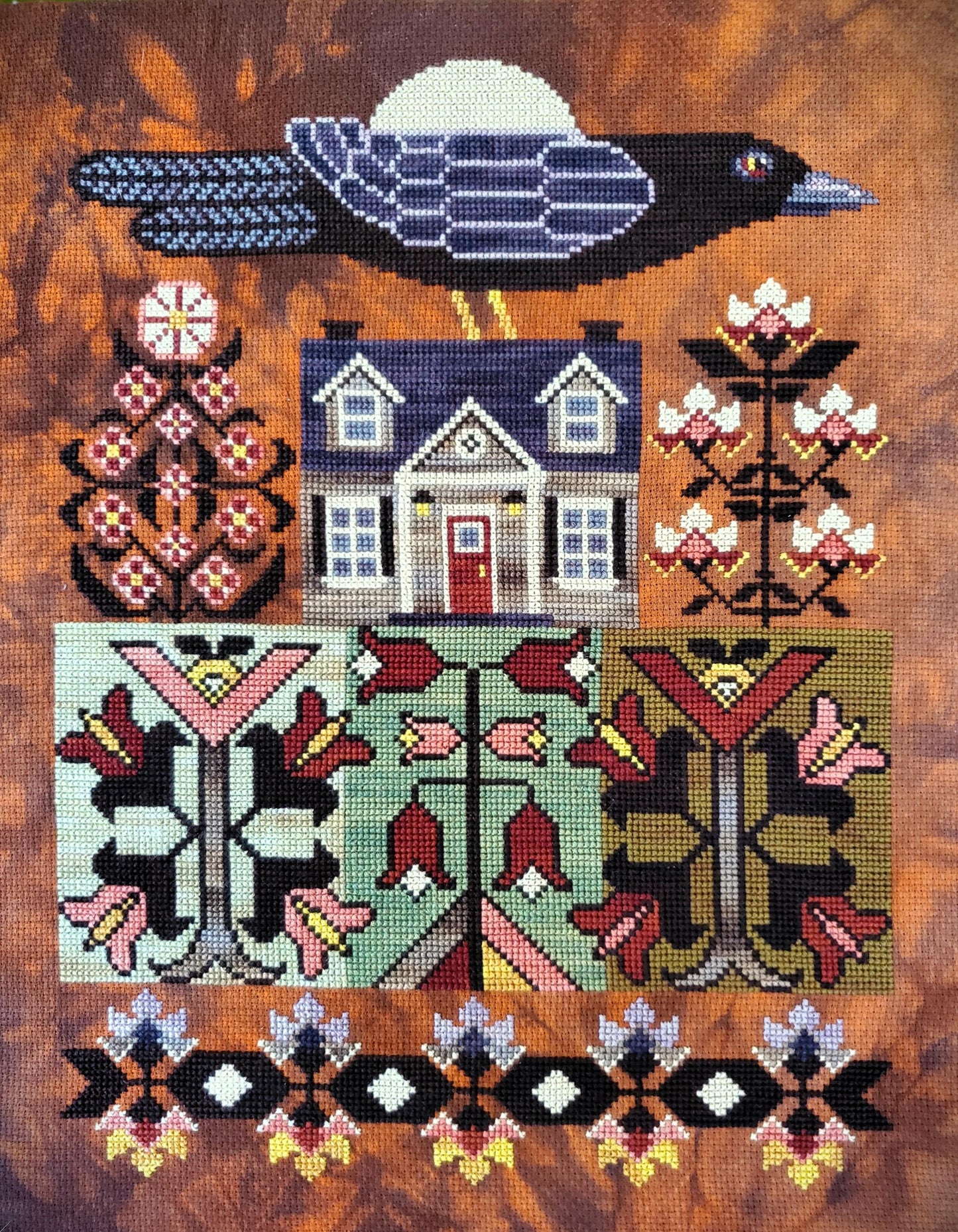 Glenda's Garden by The Artsy Housewife - Cross Stitch Paper Pattern