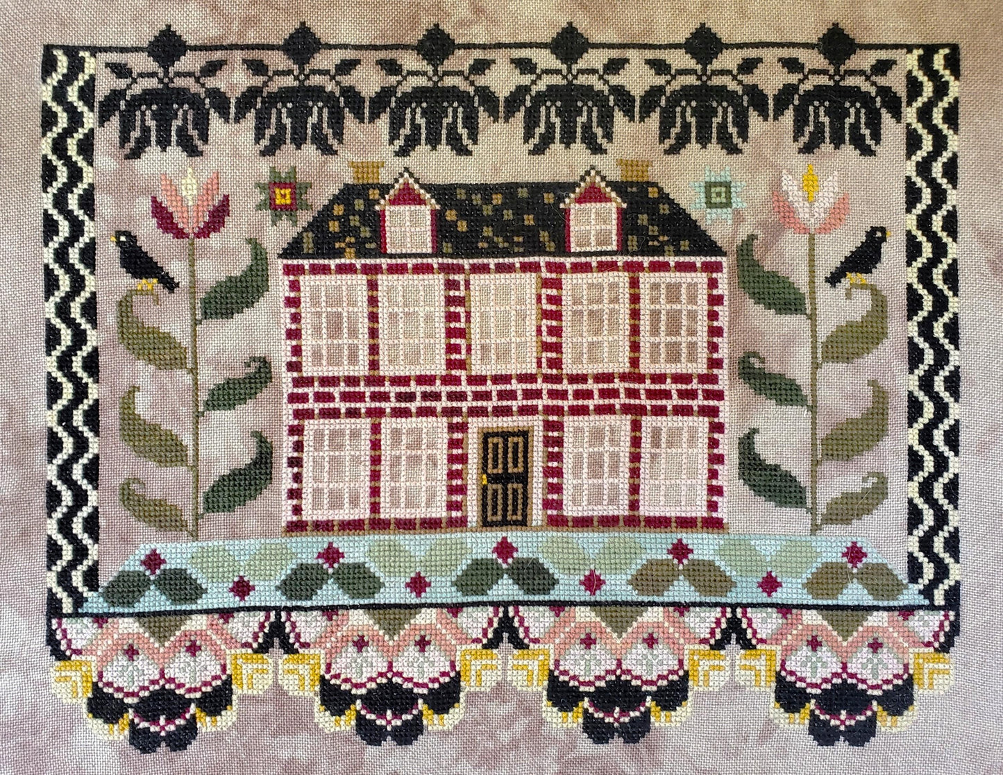 Lake House by The Artsy Housewife - Cross Stitch Paper Pattern