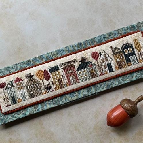 Thankful Tiny Town by Heart in Hand Needleart - Cross Stitch Paper Pattern