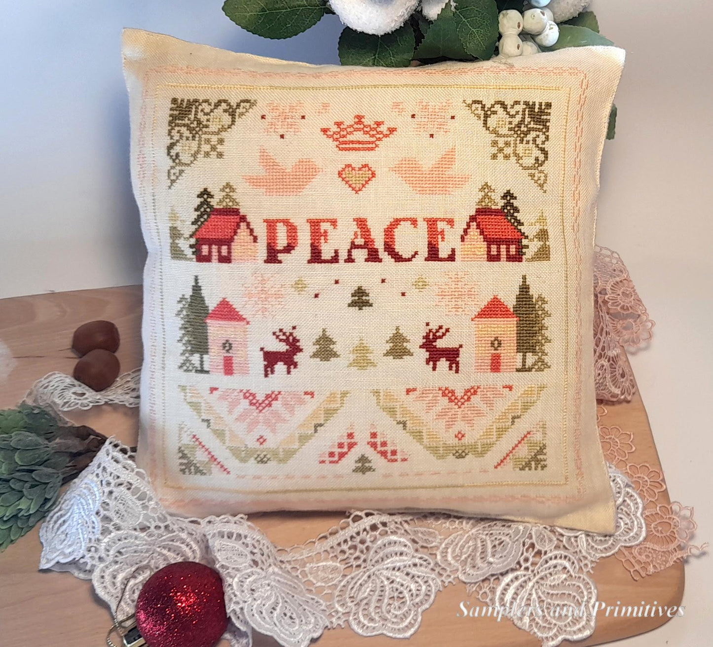 Christmas Quaker II - Cross Stitch Paper Pattern