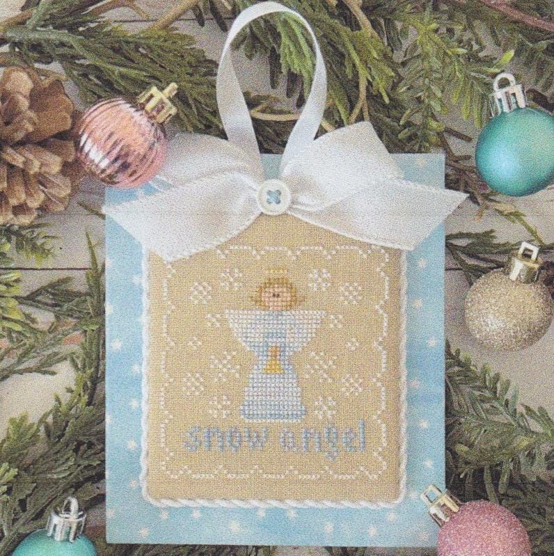 Pastel Collection #6 - Snow Angel by Country Cottage Needleworks - Cross Stitch Paper Pattern