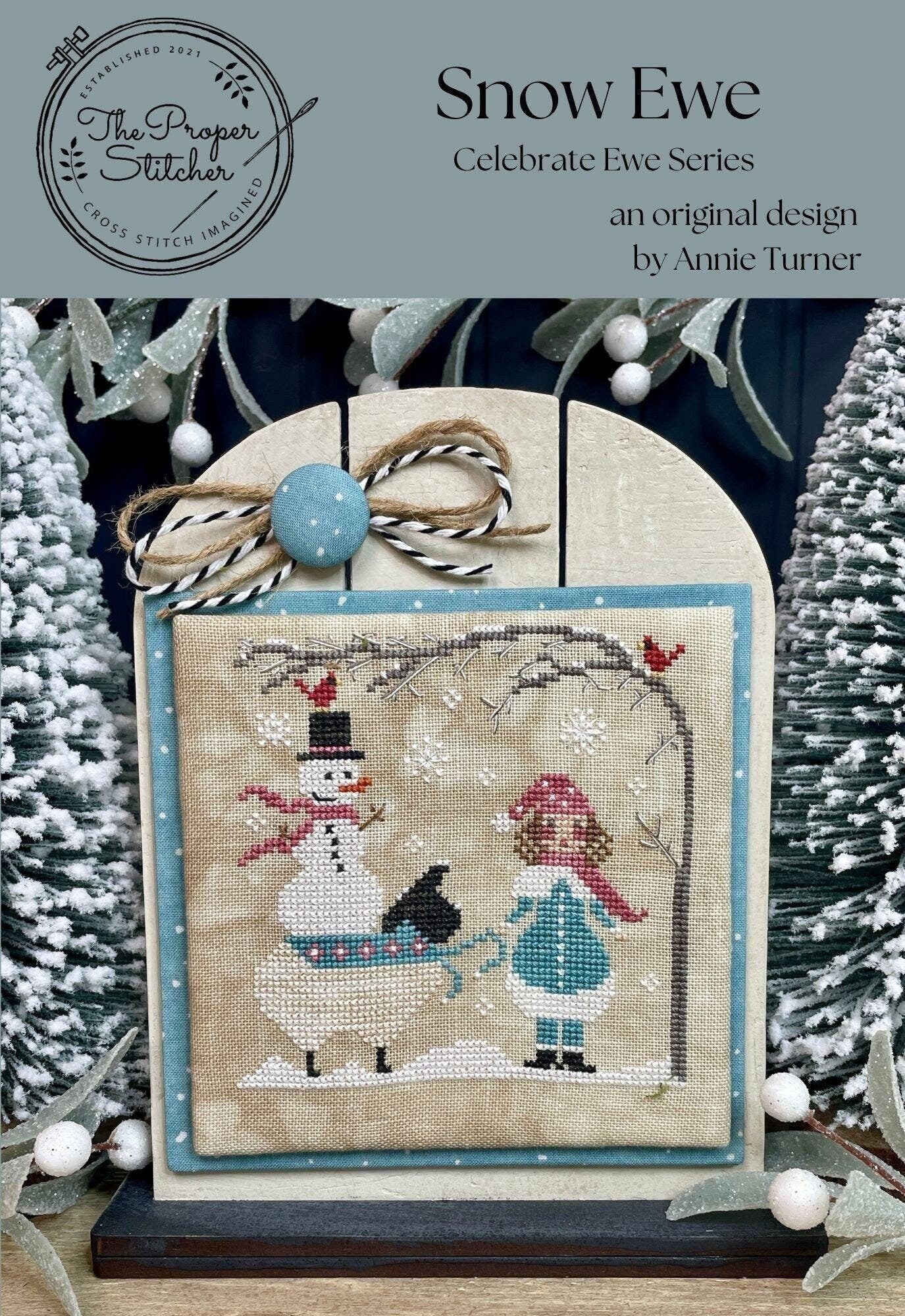 Snow Ewe by The Proper Stitcher - Cross Stitch Paper Pattern