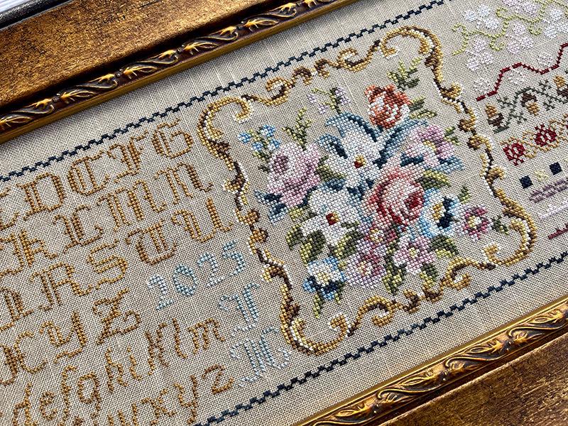 Milady's Posies - Cross Stitch Paper Pattern
