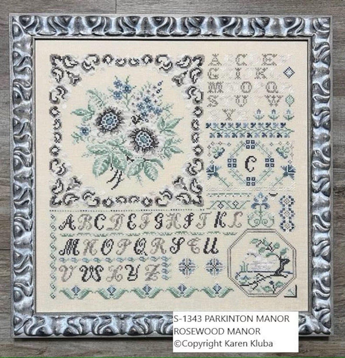 Parkington Manor Sampler by Rosewood Manor - Cross Stitch Paper Pattern