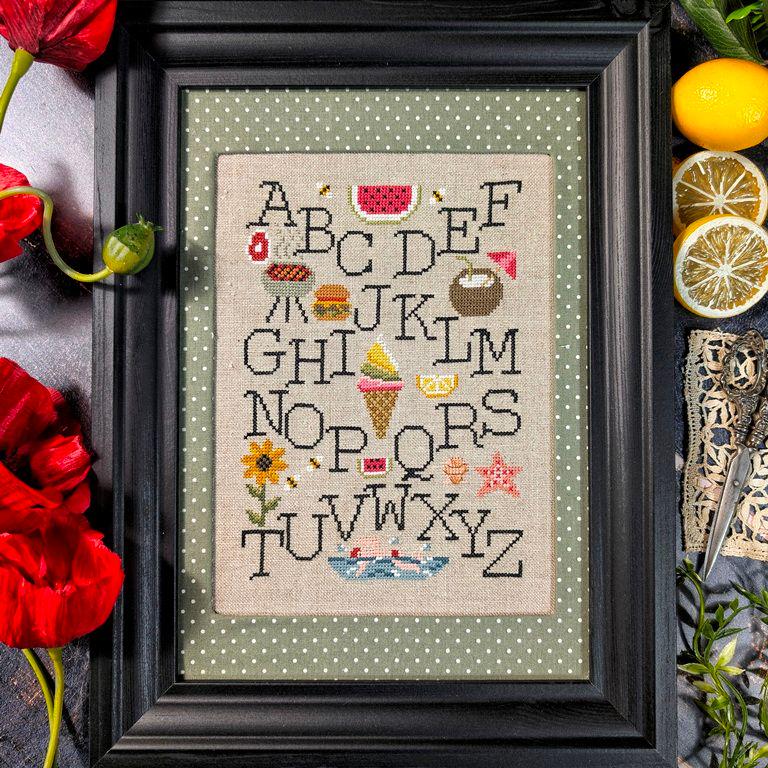 Summer Sampler by Puntini Puntini - Cross Stitch Paper Pattern