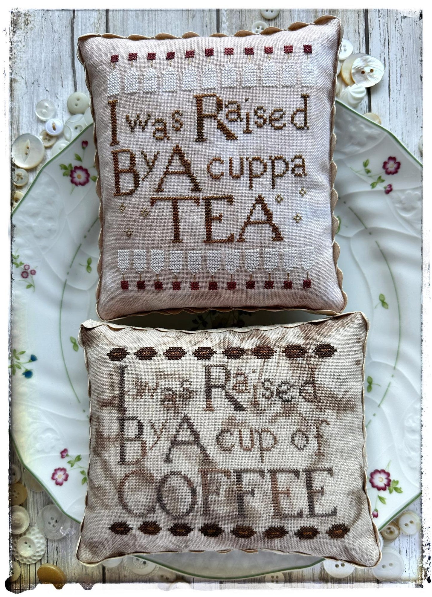 I Was Raised by Lucy Beam - Cross Stitch Paper Pattern