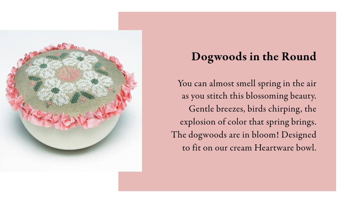 Dogwoods in the Round - Cross Stitch Paper Pattern