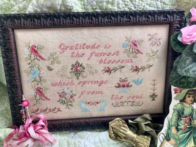 With Gratitude by JBW Designs - Cross Stitch Paper Pattern