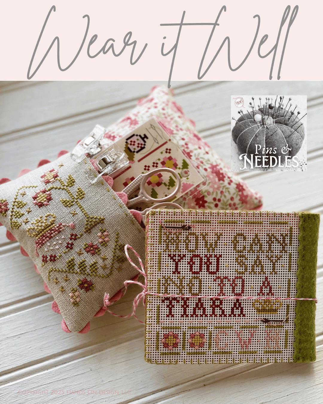 Wear It Well by Hands on Design - Cross Stitch Paper Pattern