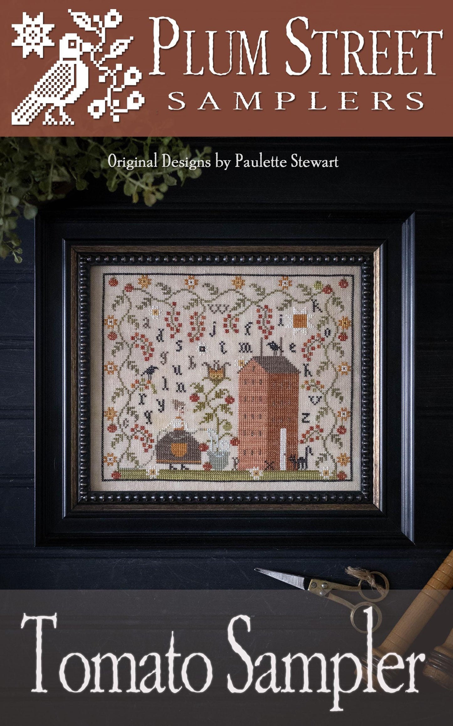 Tomato Sampler by Plum Street Samplers - Cross Stitch Paper Pattern