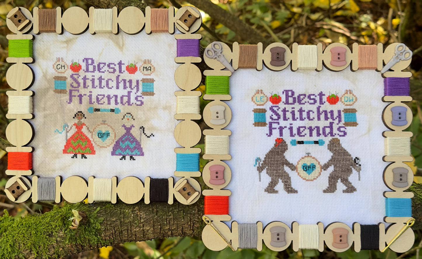 Best Stitchy Friends - Cross Stitch Paper Pattern