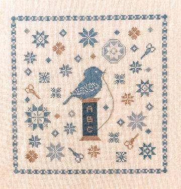 Blue Bird - Cross Stitch Paper Pattern