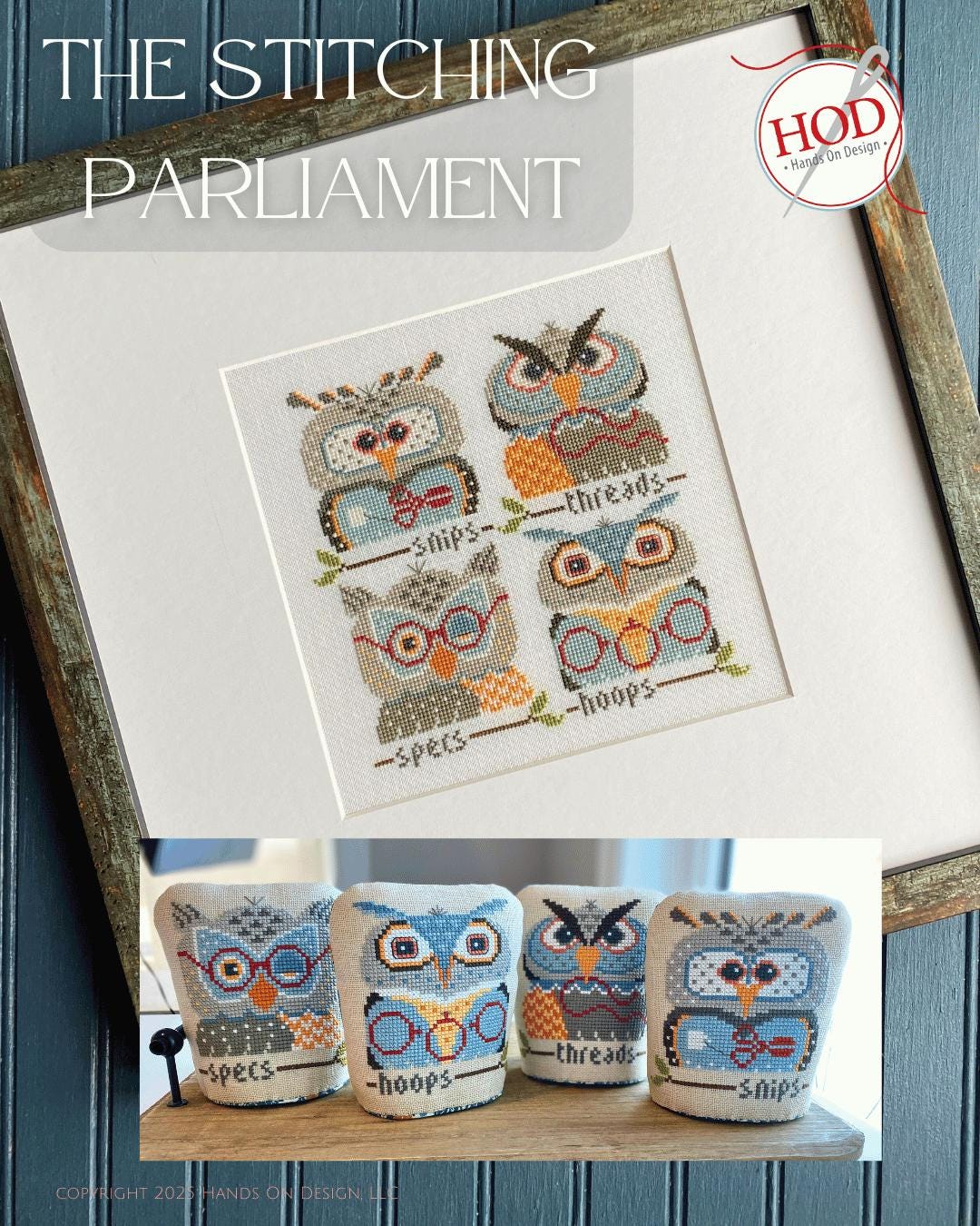 The Stitching Parliament by Hands on Design - Cross Stitch Paper Pattern