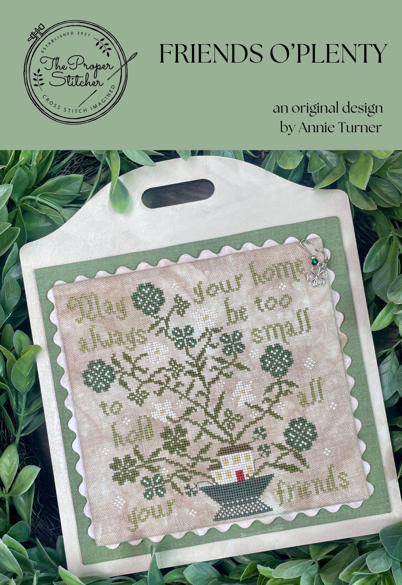 Friends O'Plenty Cross Stitch Pattern by The Proper Stitcher - Cross Stitch Paper Pattern