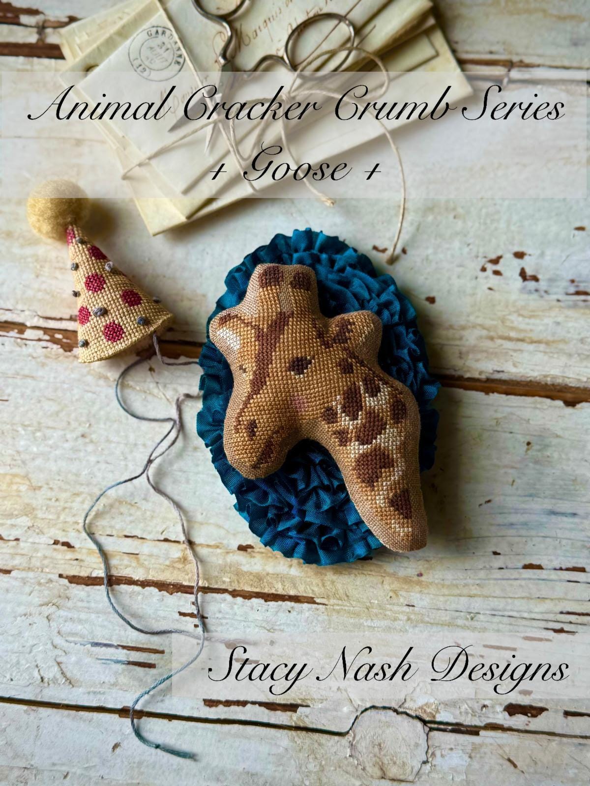 Animal Cracker Series - Goose - by Stacy Nash Designs - Cross Stitch Paper Pattern