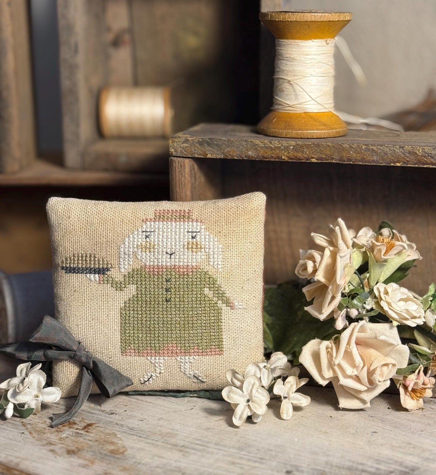 Lamby Pie - Cross Stitch Paper Pattern