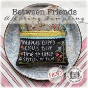 Between Friends - A Spring Sampling - Book of Cross Stitch Paper Patterns