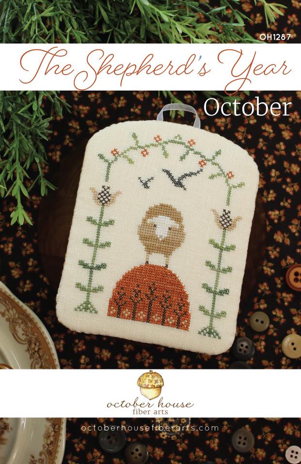The Shepherd's Year October by October House Fiber Arts - Cross Stitch Paper Pattern