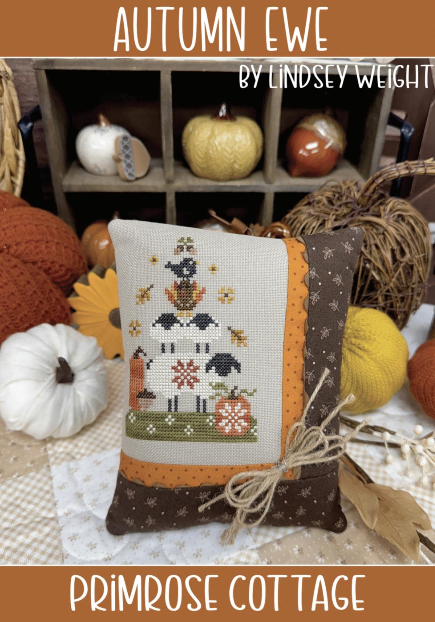 Autumn Ewe by Primrose Cottage Stitches - Cross Stitch Paper Pattern