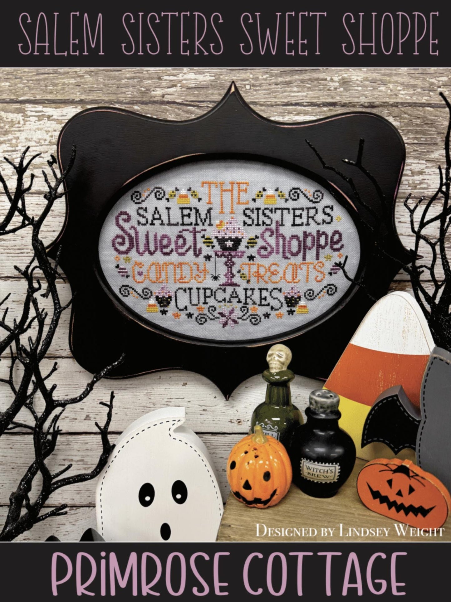 Salem Sisters Sweet Shoppe by Primrose Cottage Stitches - Cross Stitch Paper Pattern
