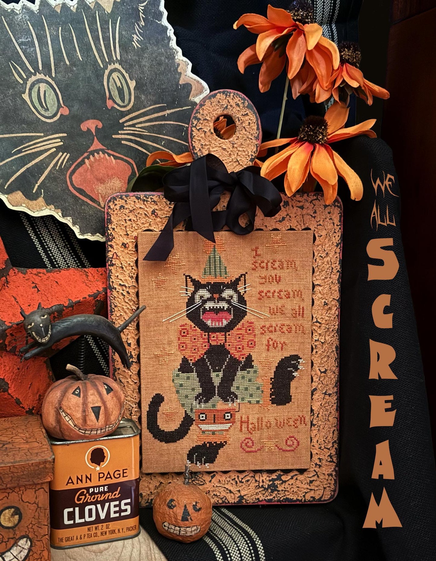 Hello Midnight Book (8 designs) - Book of Cross Stitch Paper Patterns