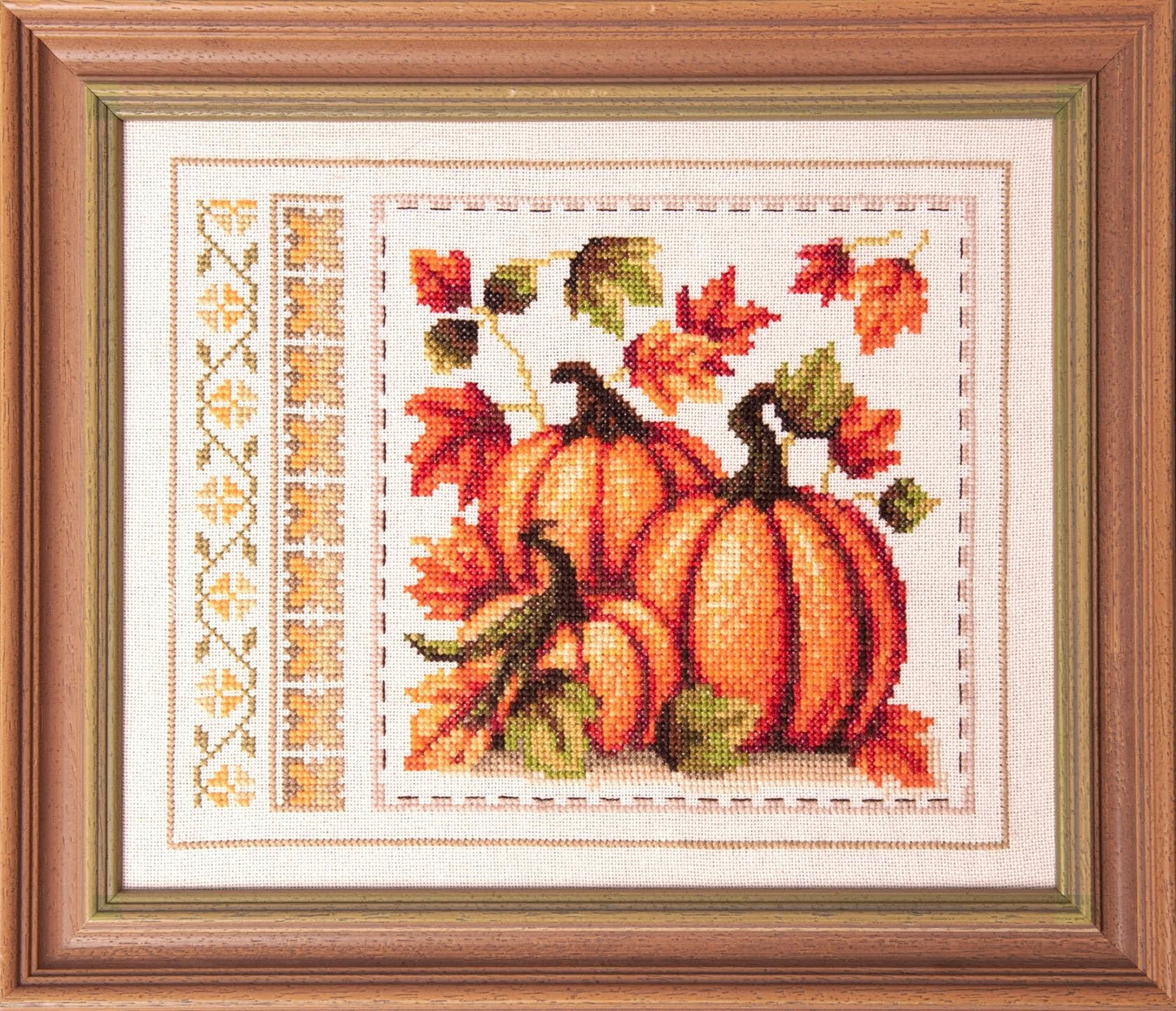 Rich Autumn Harvest by Samplers and Primitives - Cross Stitch Paper Pattern