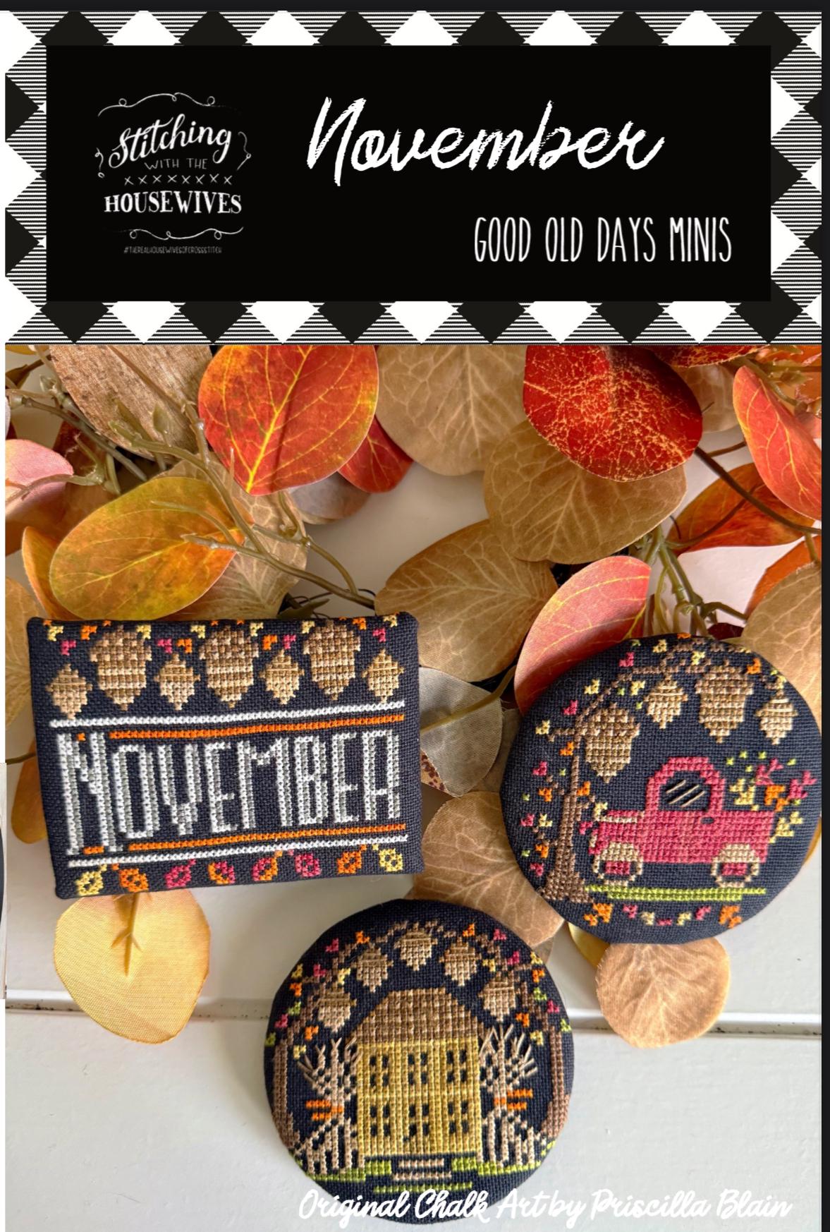 Good Old Days Minis - November - Cross Stitch Paper Pattern